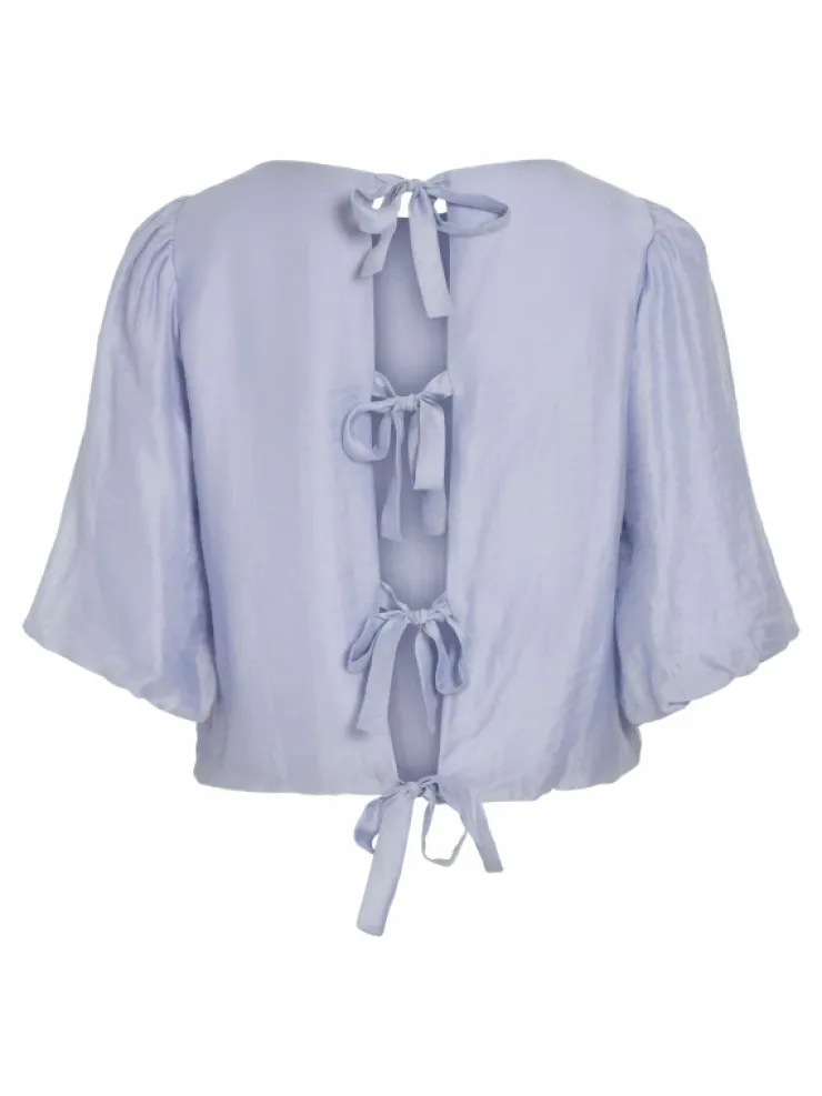 VILA Tops & T-shirts^BACK TIE SHORT SLEEVED TOP