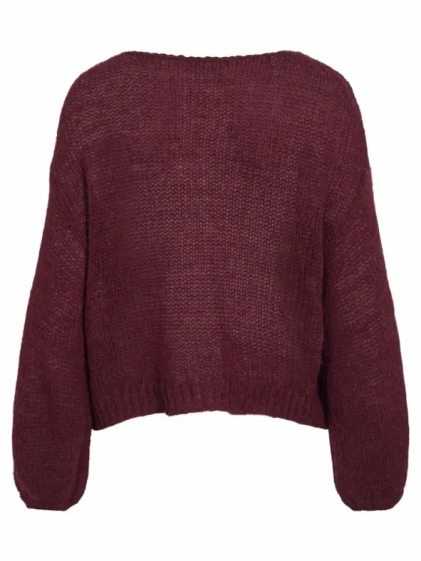 VILA Knitwear^BALLON SLEEVED KNITTED PULLOVER