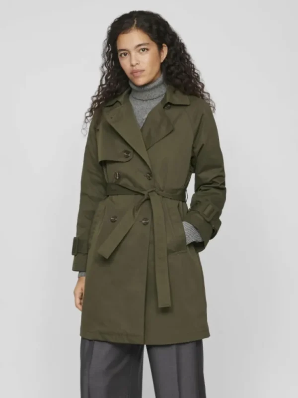VILA Jackets & Coats^BELTED TRENCHCOAT