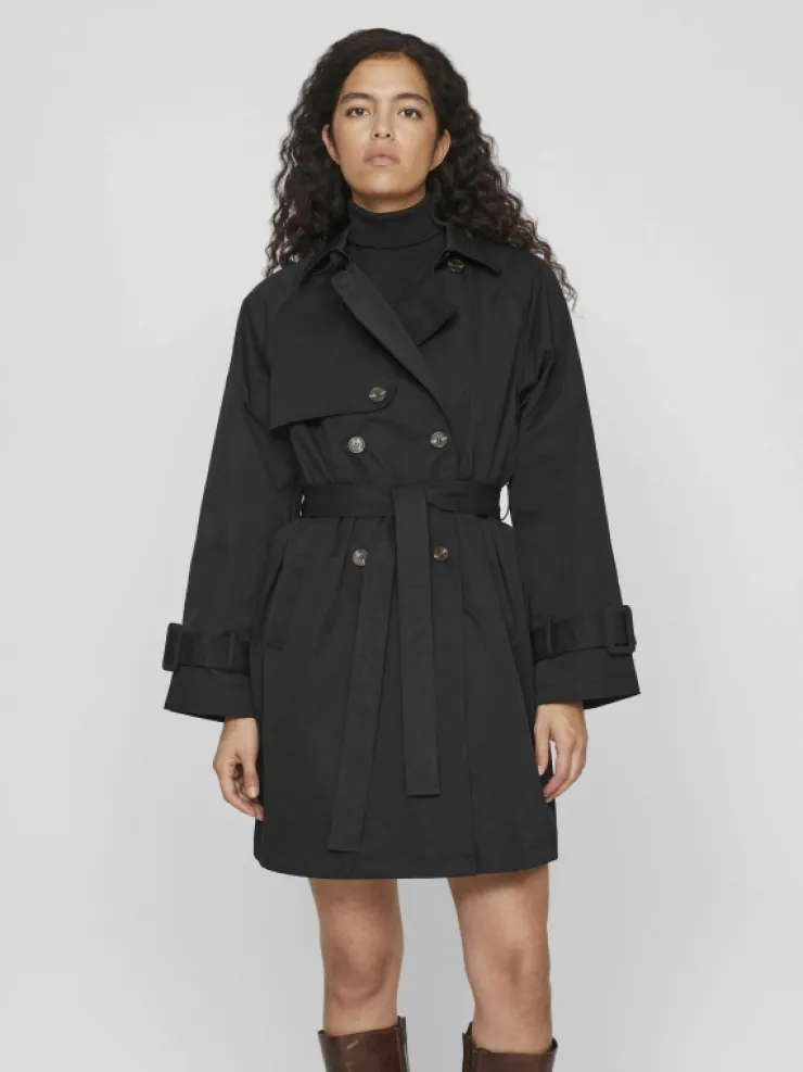VILA Jackets & Coats^BELTED TRENCHCOAT