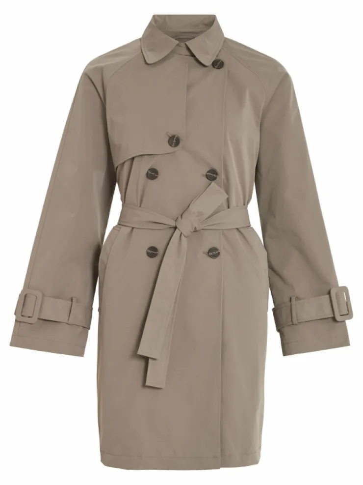 VILA Jackets & Coats^BELTED TRENCHCOAT