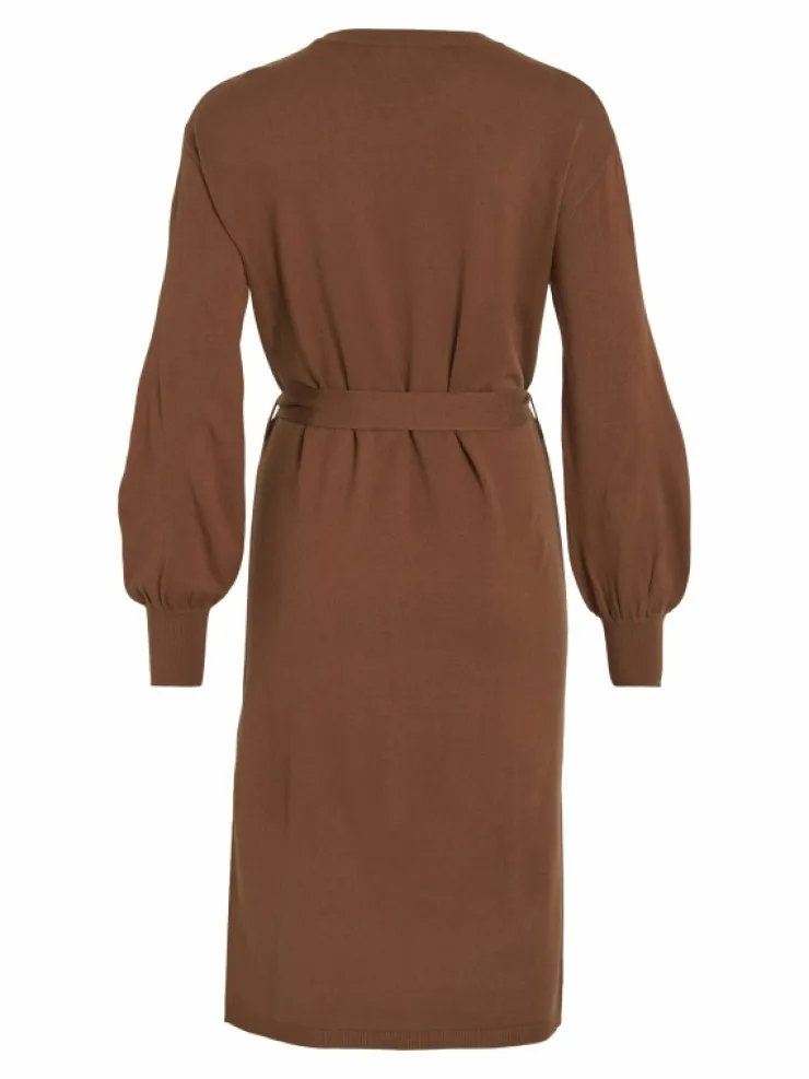 VILA Knitwear | Dresses^BELTED MIDI KNITTED DRESS