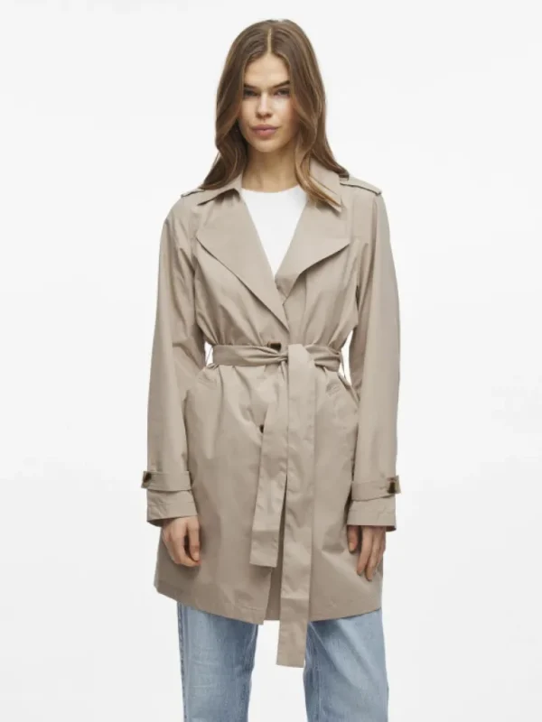 VILA Jackets & Coats^BELTED TRENCHCOAT