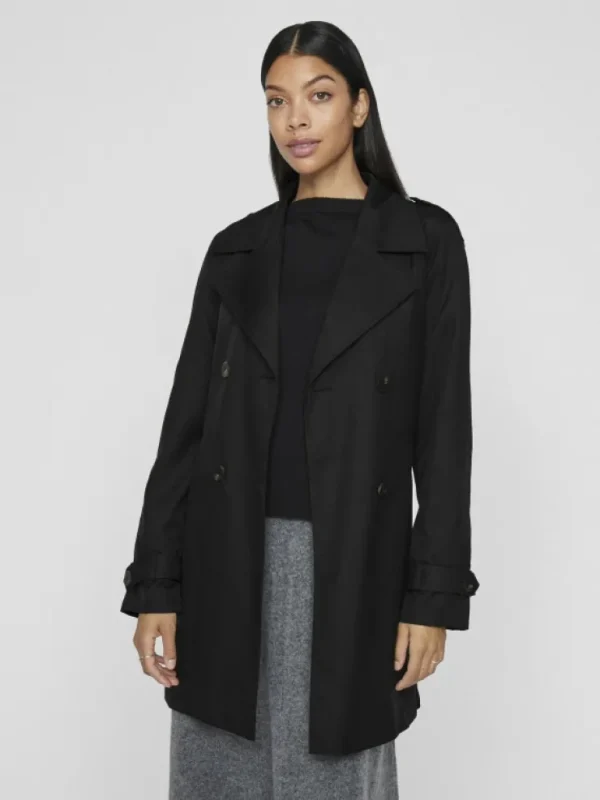 VILA Jackets & Coats^BELTED TRENCHCOAT
