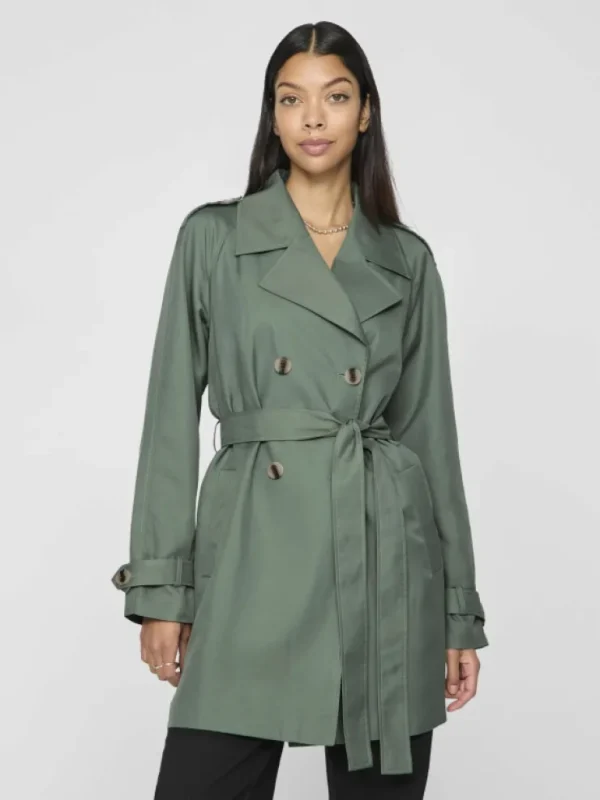 VILA Jackets & Coats^BELTED TRENCHCOAT