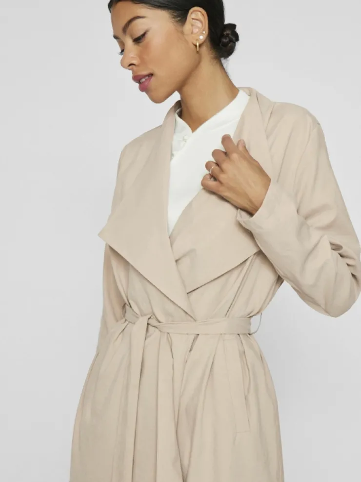 VILA Jackets & Coats^BELTED TRENCHCOAT