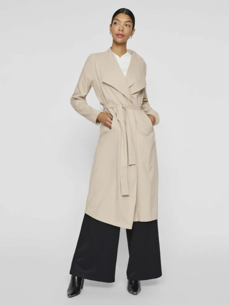 VILA Jackets & Coats^BELTED TRENCHCOAT