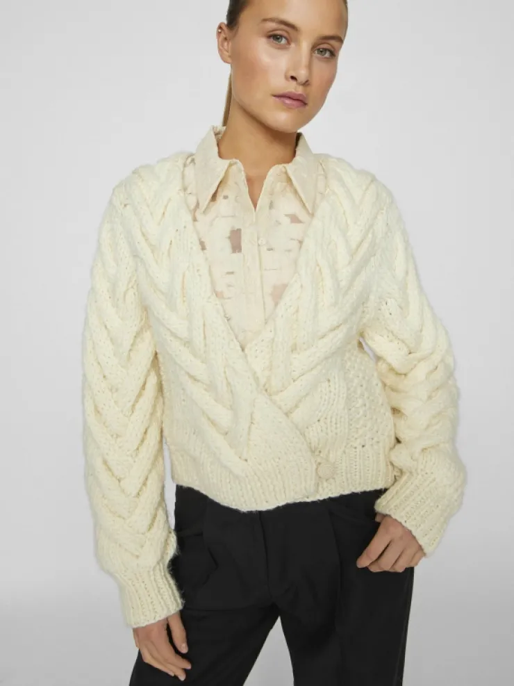 VILA Knitwear^CABLE KNITTED CARDIGAN