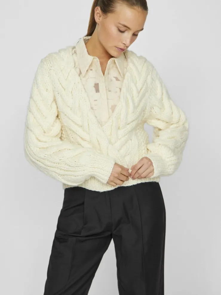 VILA Knitwear^CABLE KNITTED CARDIGAN