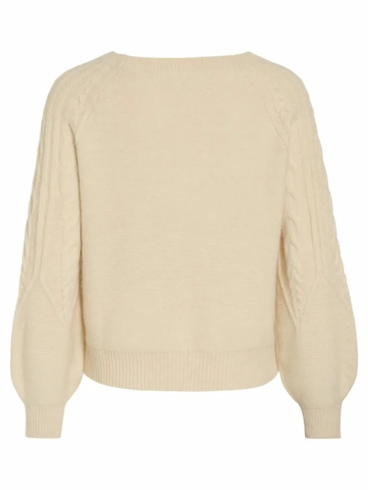 VILA Knitwear^CABLE KNITTED PULLOVER