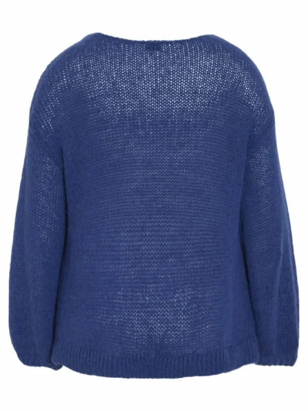 VILA Knitwear^CURVE - BOATNECK KNITTED PULLOVER
