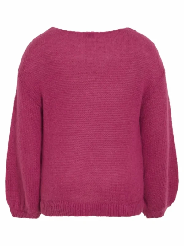 VILA Knitwear^CURVE - BOATNECK KNITTED PULLOVER