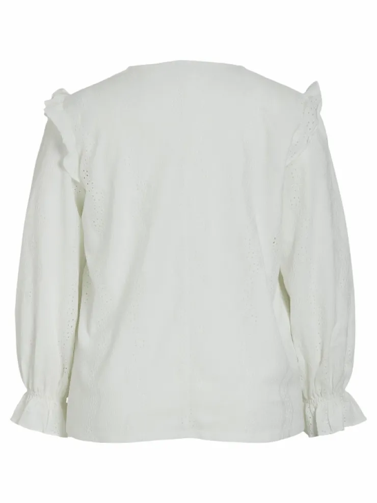 VILA Tops & T-shirts^CURVE - V-NECK LONG SLEEVED TOP