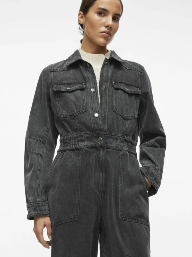VILA Trousers & Leggings^DENIM JUMPSUIT