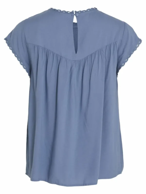 VILA Tops & T-shirts^DETAILED SHORT SLEEVED TOP