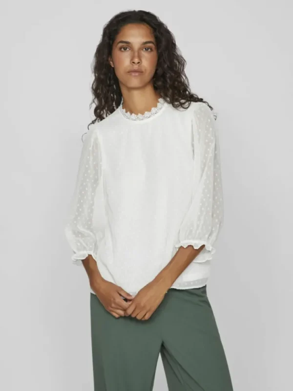 VILA Tops & T-shirts^DOTTED 3/4 SLEEVED TOP
