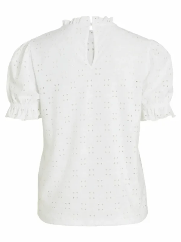 VILA Tops & T-shirts^EMBROIDERED SHORT SLEEVED TOP