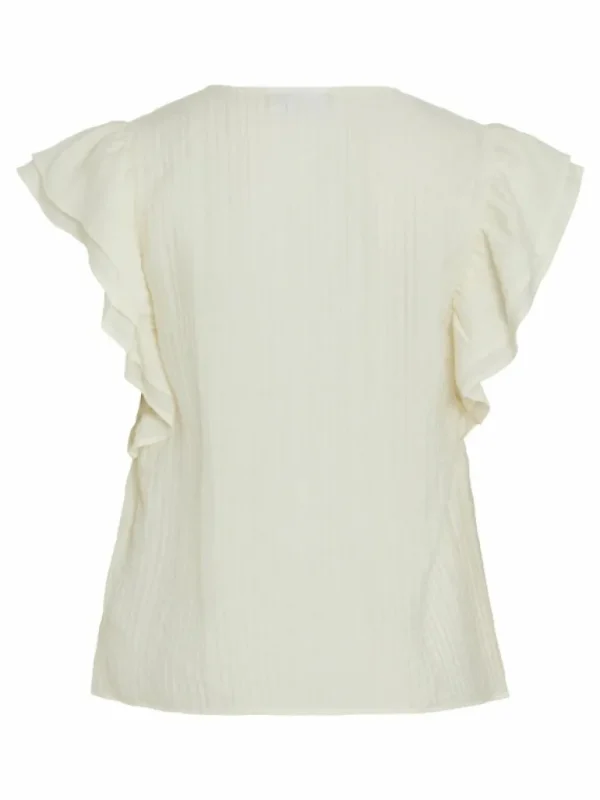 VILA Tops & T-shirts^FRILL SHOULDER SLEEVELESS TOP