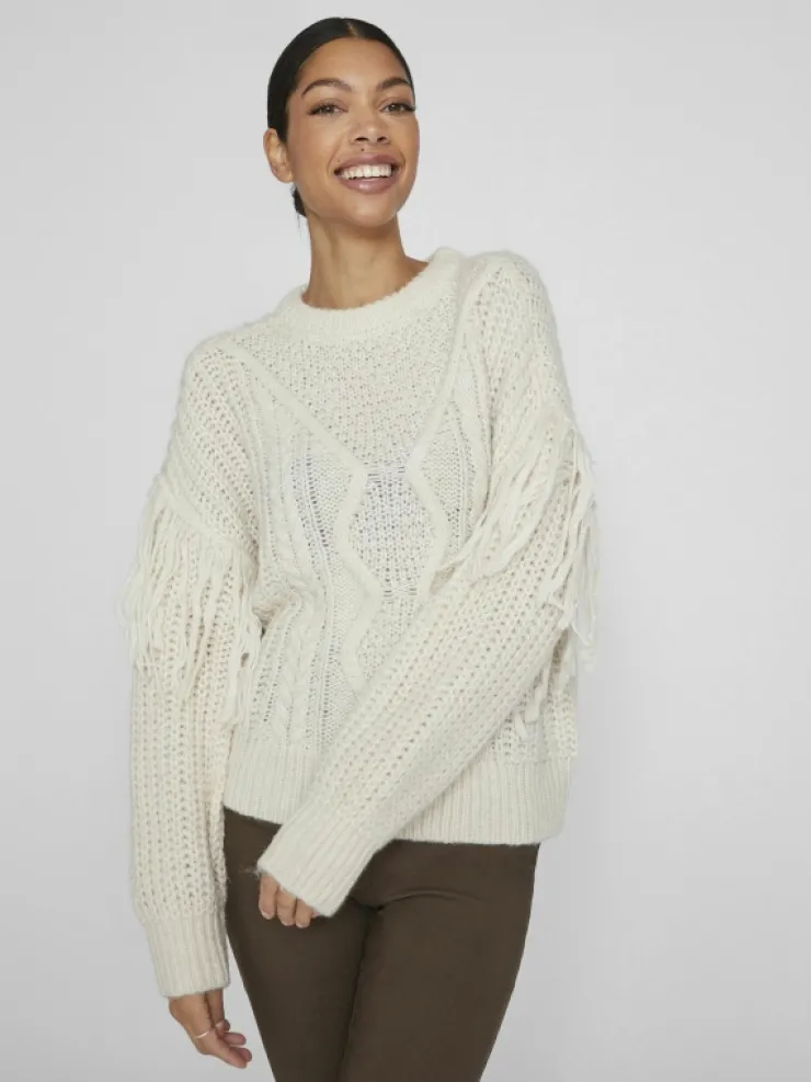 VILA Knitwear^FRINGE KNITTED PULLOVER