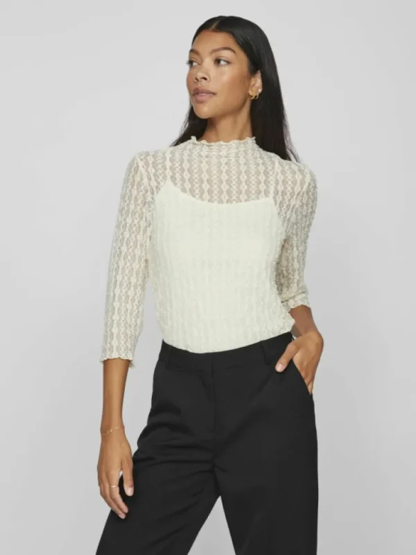 VILA Tops & T-shirts^HIGH NECK 3/4 SLEEVED TOP