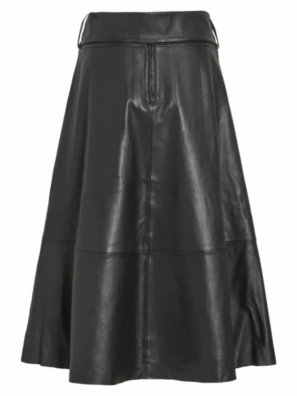 VILA Skirts^HIGH WAIST LEATHER MIDI SKIRT