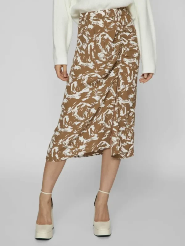 VILA Skirts^HIGH WAIST MIDI SKIRT