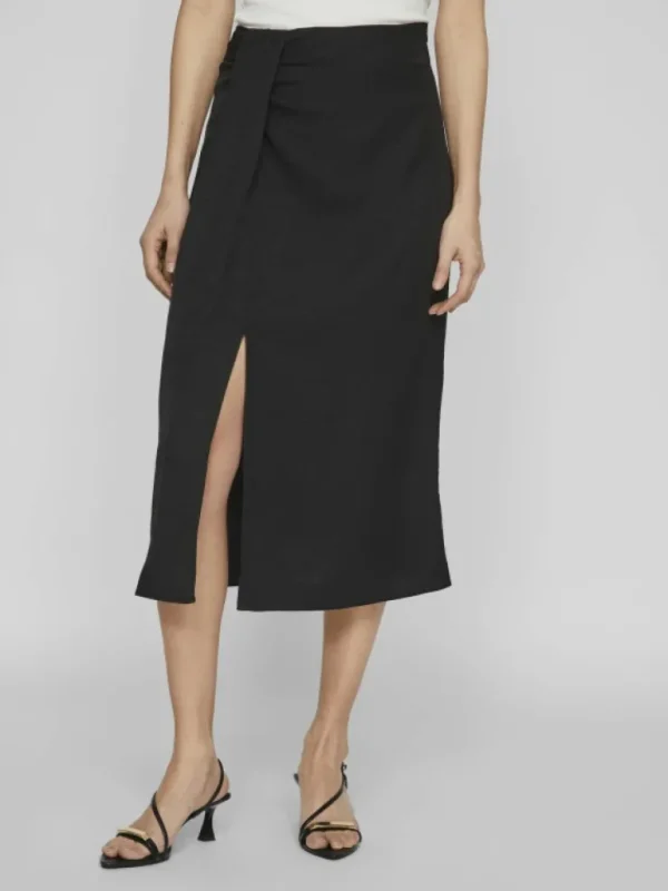 VILA Skirts^HIGH WAIST MIDI SKIRT