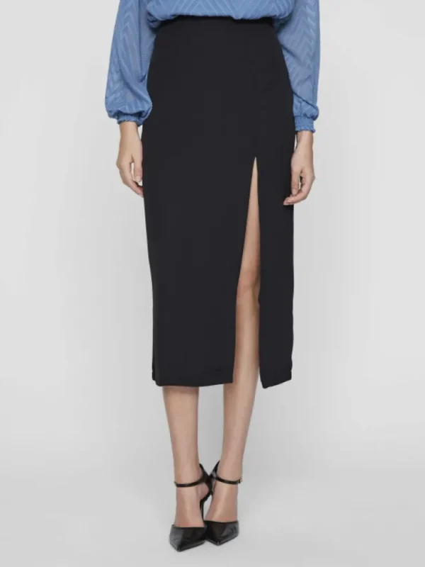 VILA Skirts^HIGH WAIST MIDI SKIRT