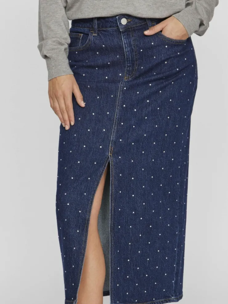 VILA Skirts^HIGH WAIST MIDI SKIRT