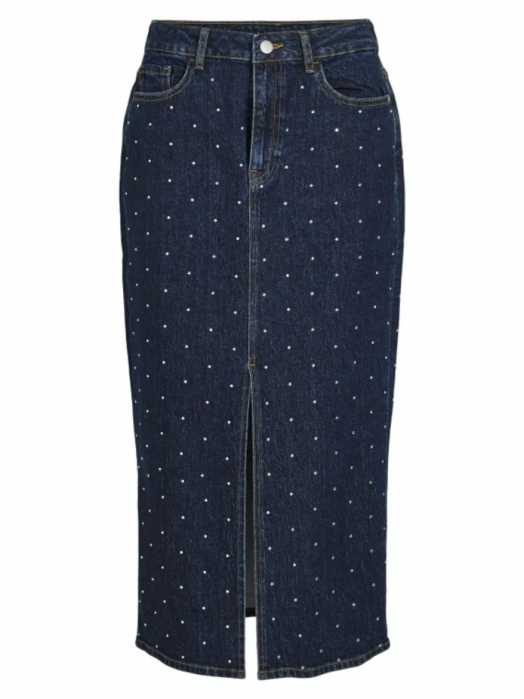 VILA Skirts^HIGH WAIST MIDI SKIRT