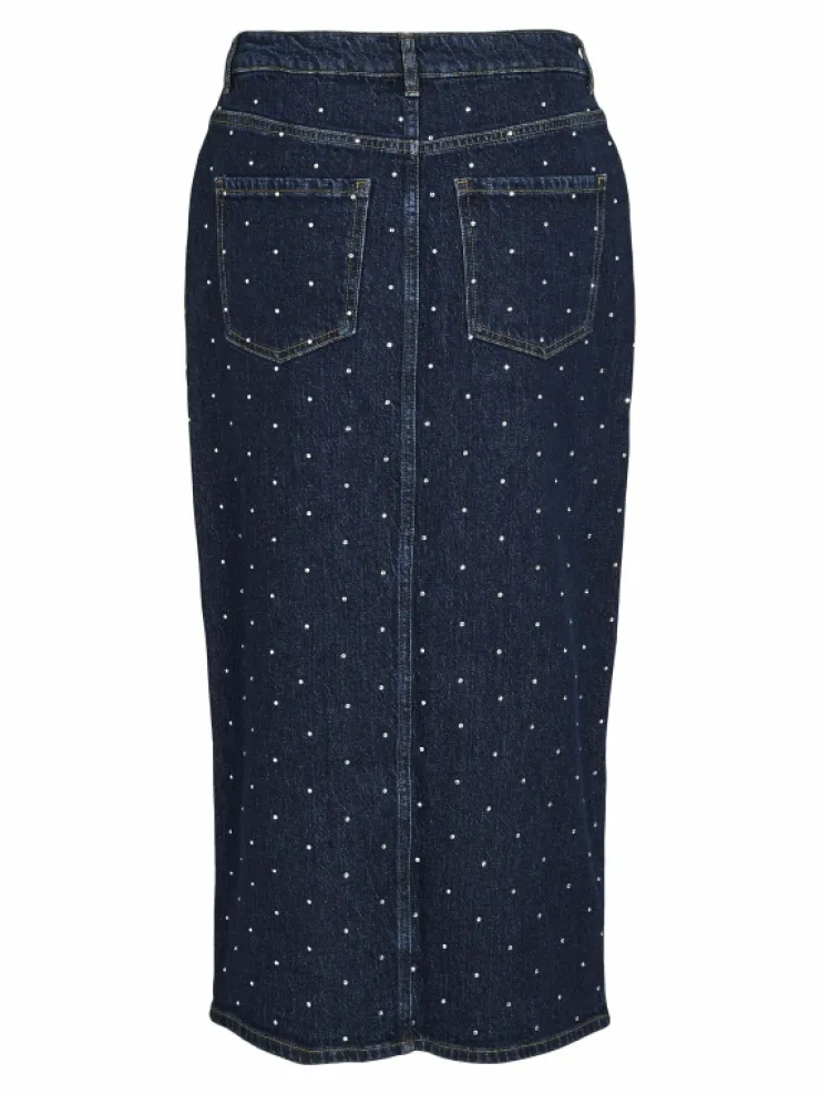 VILA Skirts^HIGH WAIST MIDI SKIRT