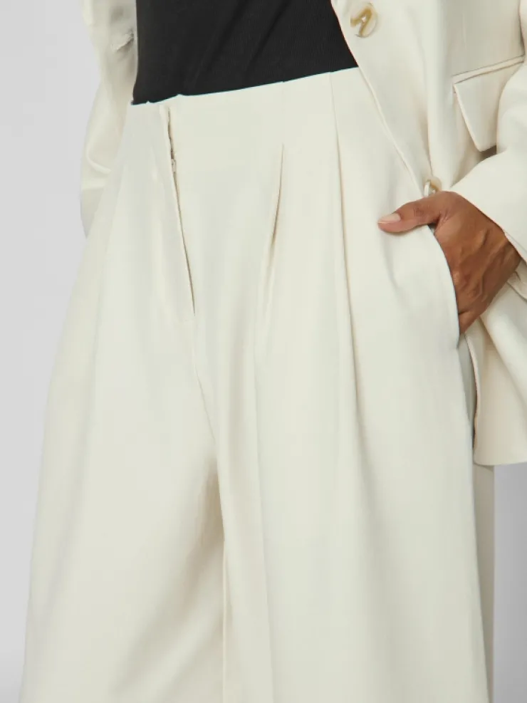 VILA Trousers & Leggings | Blazers & Suits^HIGH WAIST TROUSERS