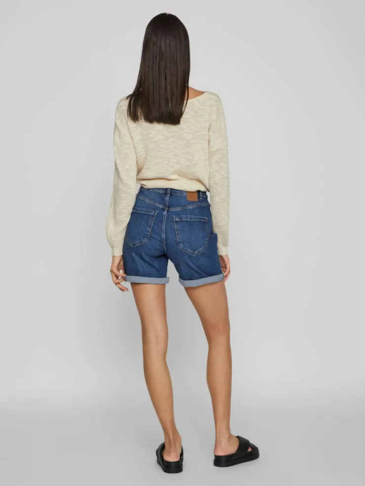 VILA Shorts^HIGH-WAIST DENIM SHORTS