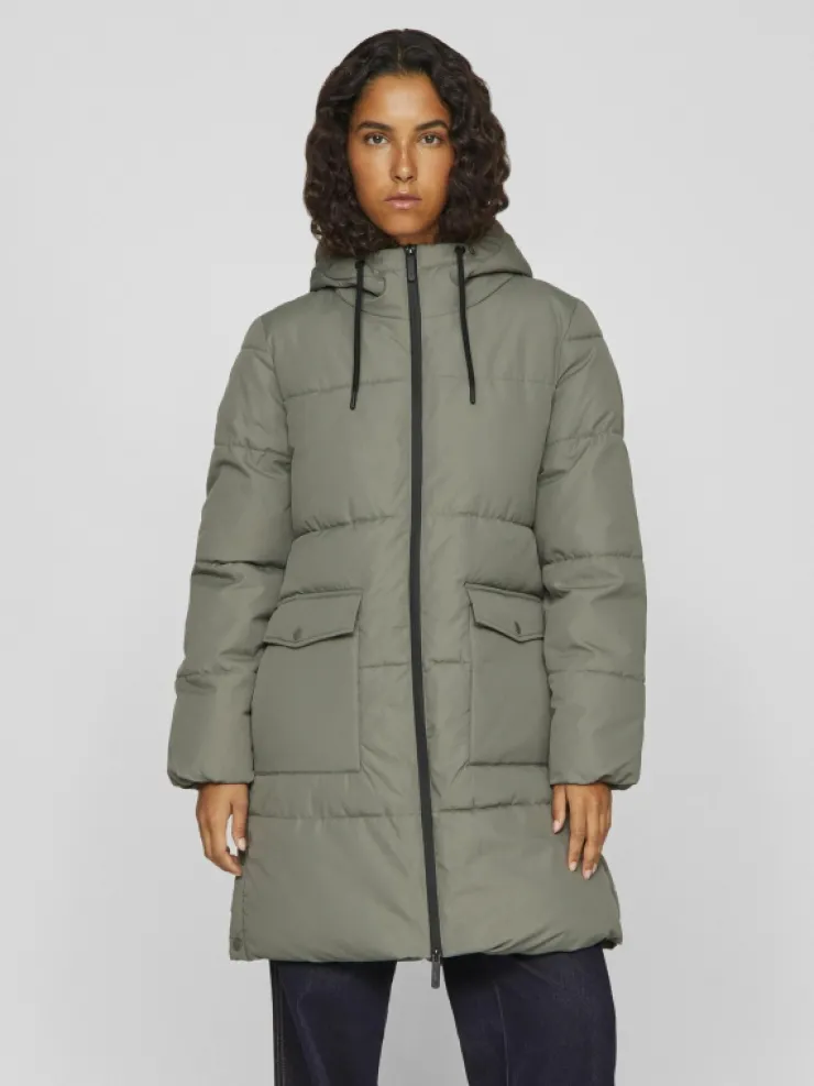 VILA Jackets & Coats^HOODED PUFFER COAT