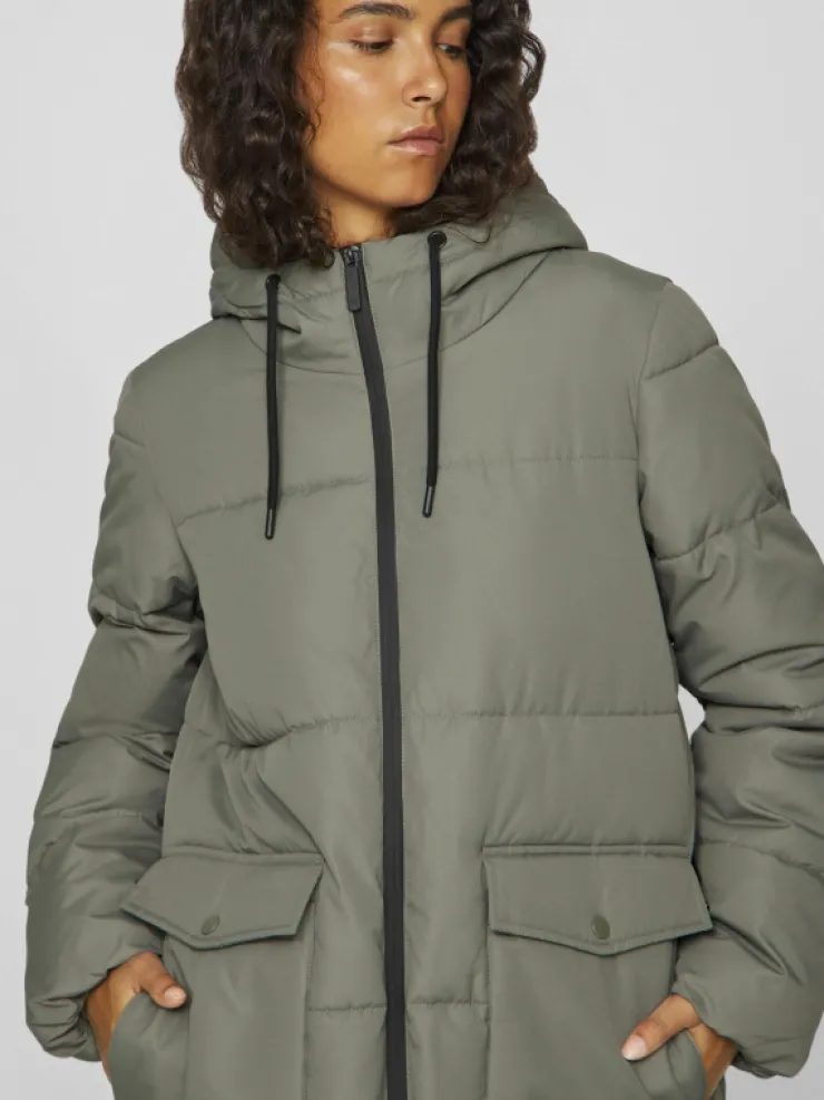 VILA Jackets & Coats^HOODED PUFFER COAT