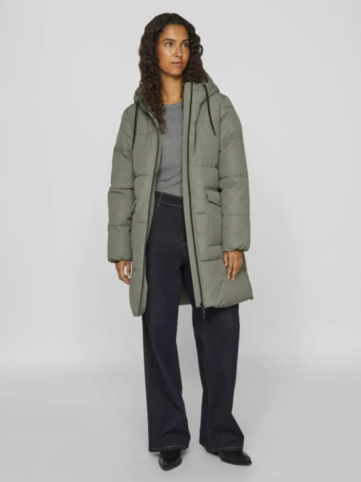 VILA Jackets & Coats^HOODED PUFFER COAT