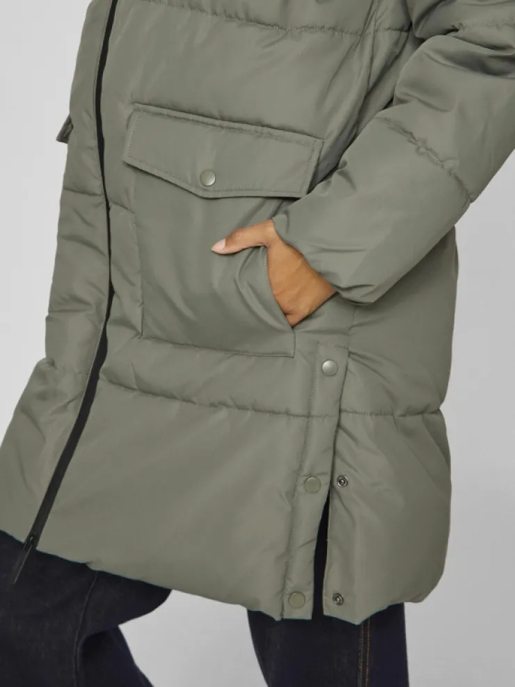 VILA Jackets & Coats^HOODED PUFFER COAT