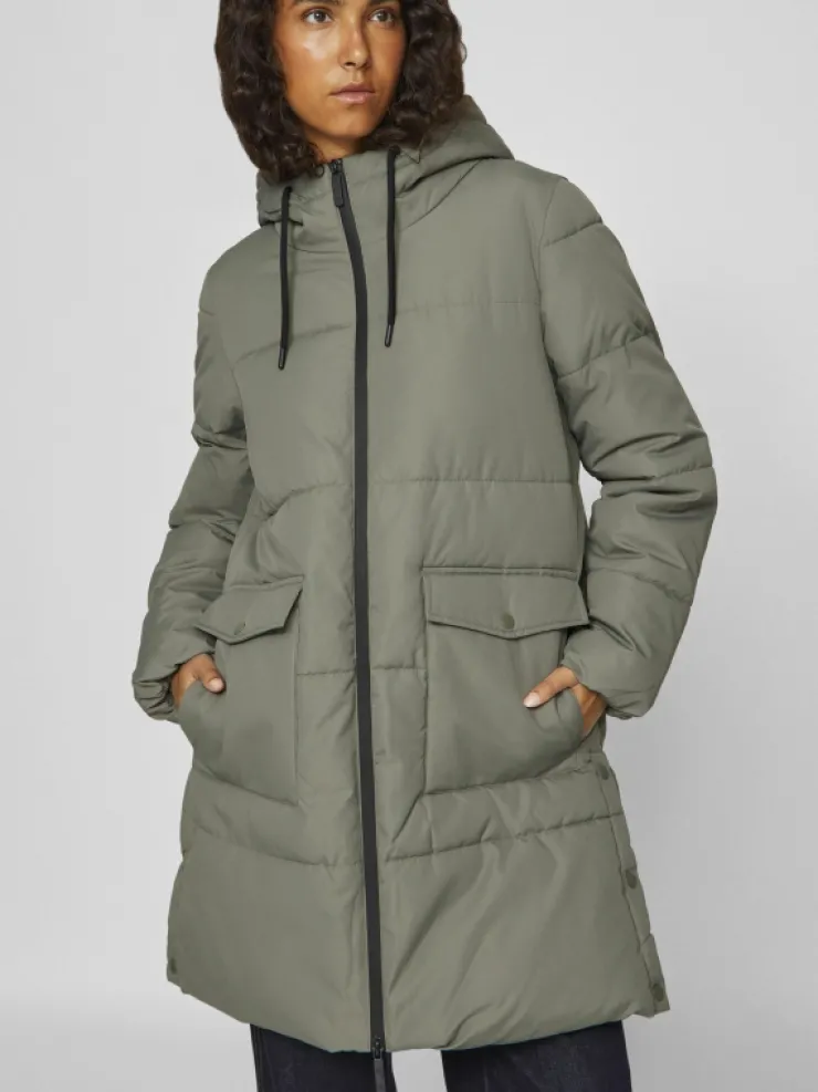 VILA Jackets & Coats^HOODED PUFFER COAT