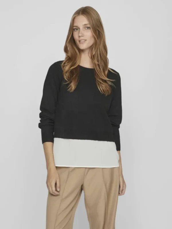 VILA Knitwear^2IN1 SHIRT JUMPER