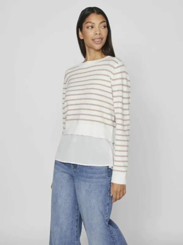 VILA Knitwear | Tops & T-shirts^2IN1 SHIRT JUMPER