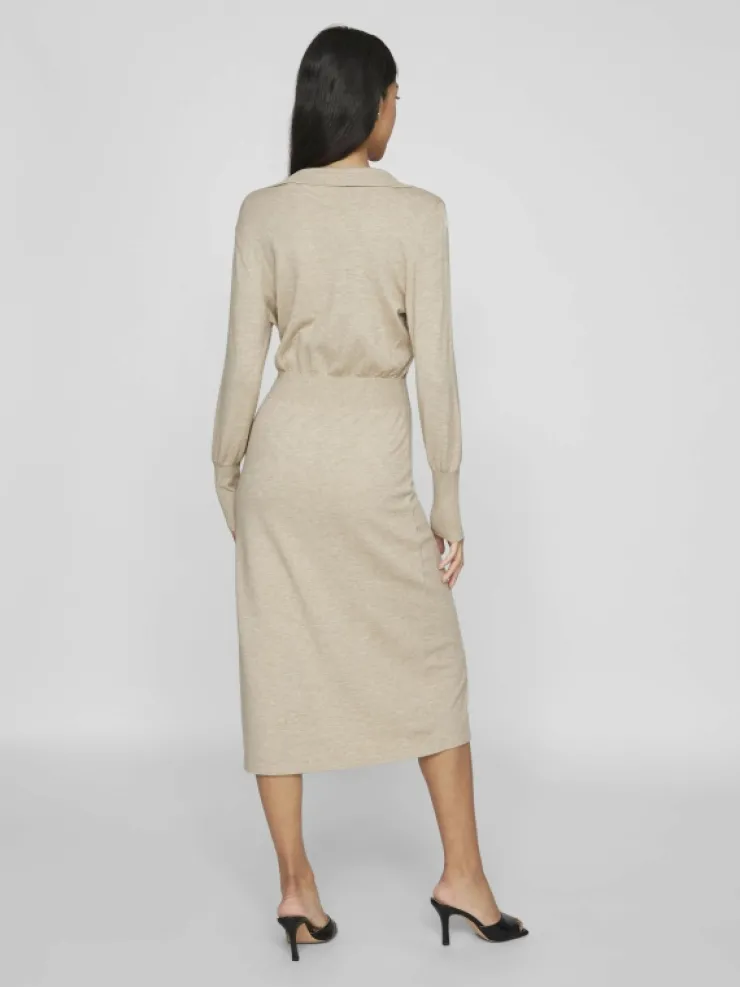VILA Dresses^KNITTED MIDI DRESS