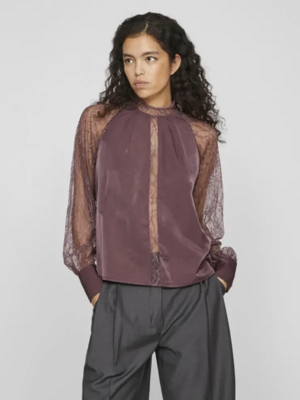 VILA Tops & T-shirts^LACE LONG SLEEVED TOP
