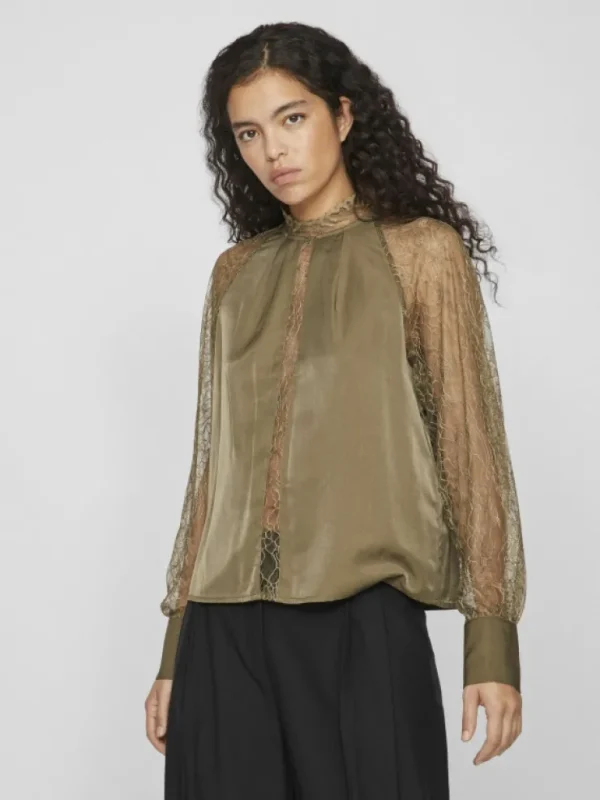 VILA Tops & T-shirts^LACE LONG SLEEVED TOP