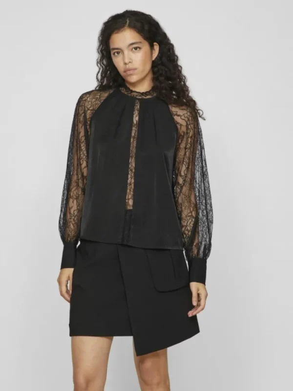 VILA Tops & T-shirts^LACE LONG SLEEVED TOP