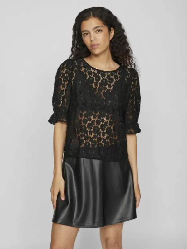 VILA Tops & T-shirts^LACE SHORT SLEEVED TOP