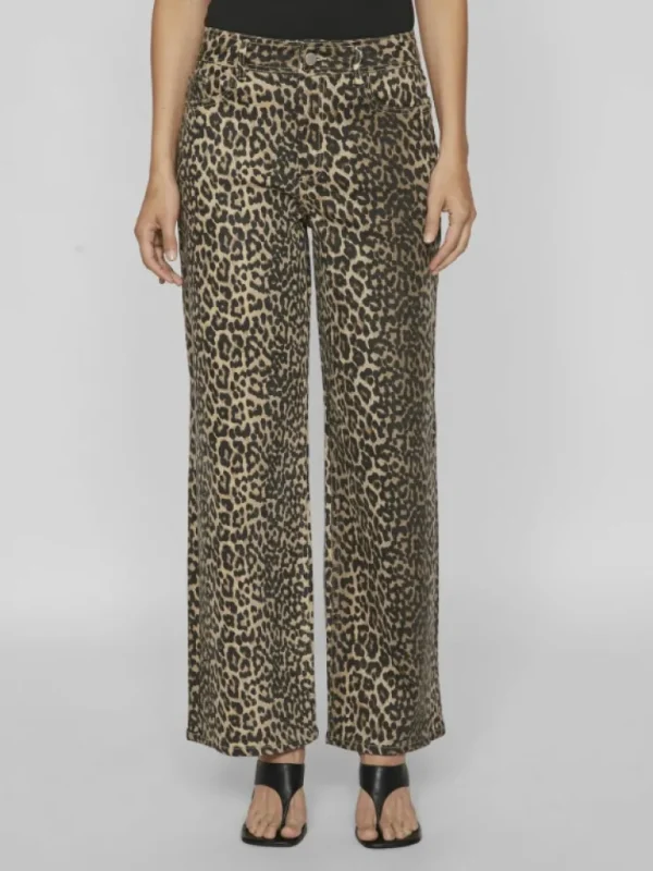 VILA Jeans^LEOPARD PRINT JEANS