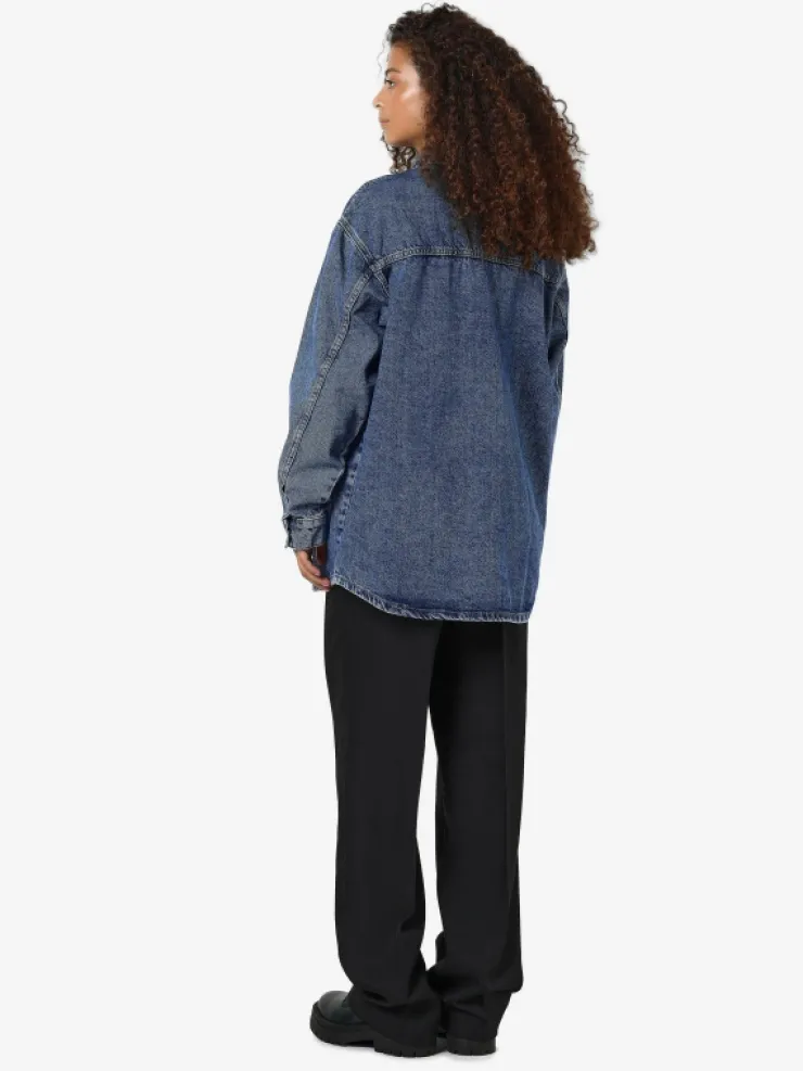 VILA Shirts^LONG DENIM SHIRT