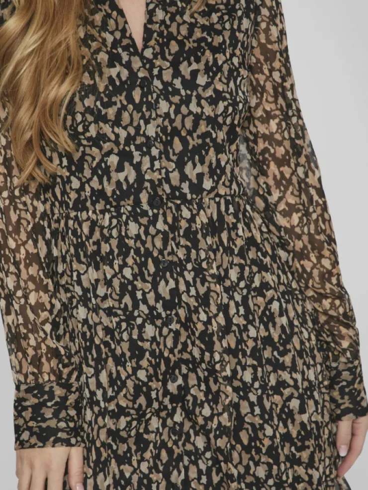 VILA Dresses^LONG SLEEVE MIDI DRESS
