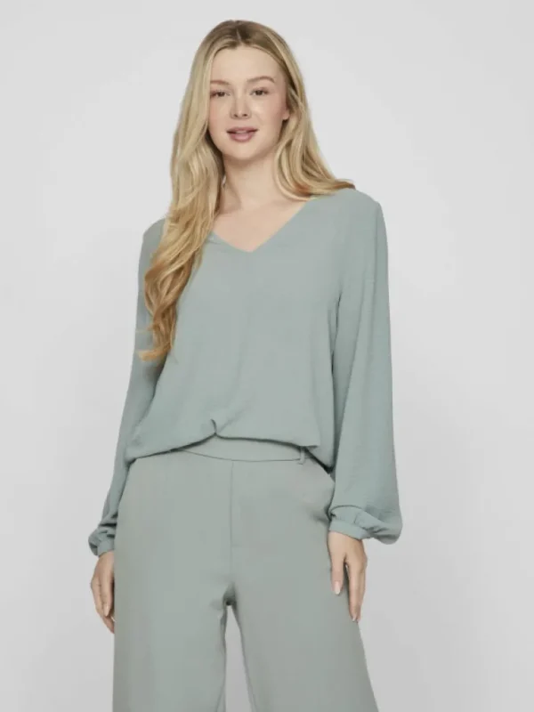 VILA Tops & T-shirts^LONG SLEEVED V-NECK TOP
