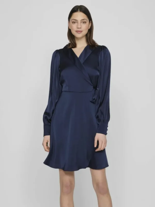 VILA Dresses^LONG-SLEEVED WRAP DRESS